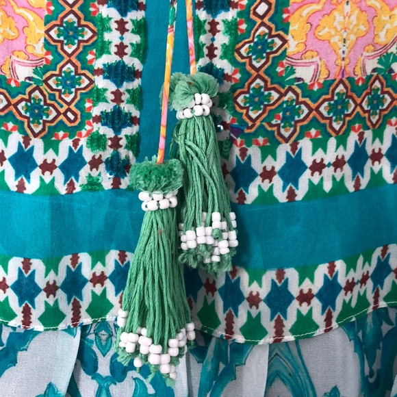 Anthropologie| Hemant & Nandita Moana Silk Small - Picture 10 of 16